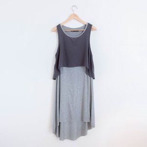 All Saints Rubik dress in grey